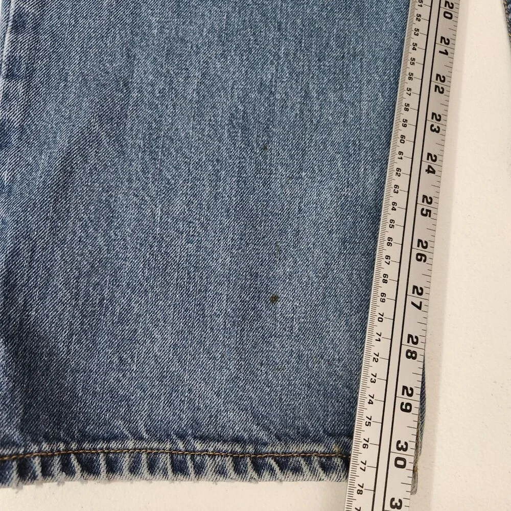 Levis 550 Relaxed Fit Mens Jeans W36 L31 Mid-Wash Blue Denim Straight Leg Pre-Ow